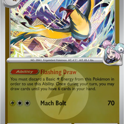 Iono's Kilowattrel (Energy Symbol Pattern) Ascended Heroes Rare 072/217