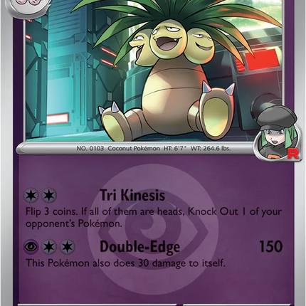 Team Rocket's exeggutor (Energy Symbol Pattern) Ascended Heroes Rare 078/217