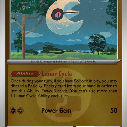Lunatone (Energy Symbol Pattern) Ascended Heroes Rare 105/217