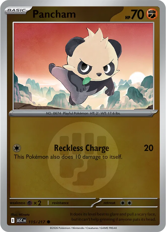 Pancham (Energy Symbol Pattern) Ascended Heroes Common 115/217