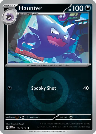 Haunter (Energy Symbol Pattern) Ascended Heroes Uncommon 124/217
