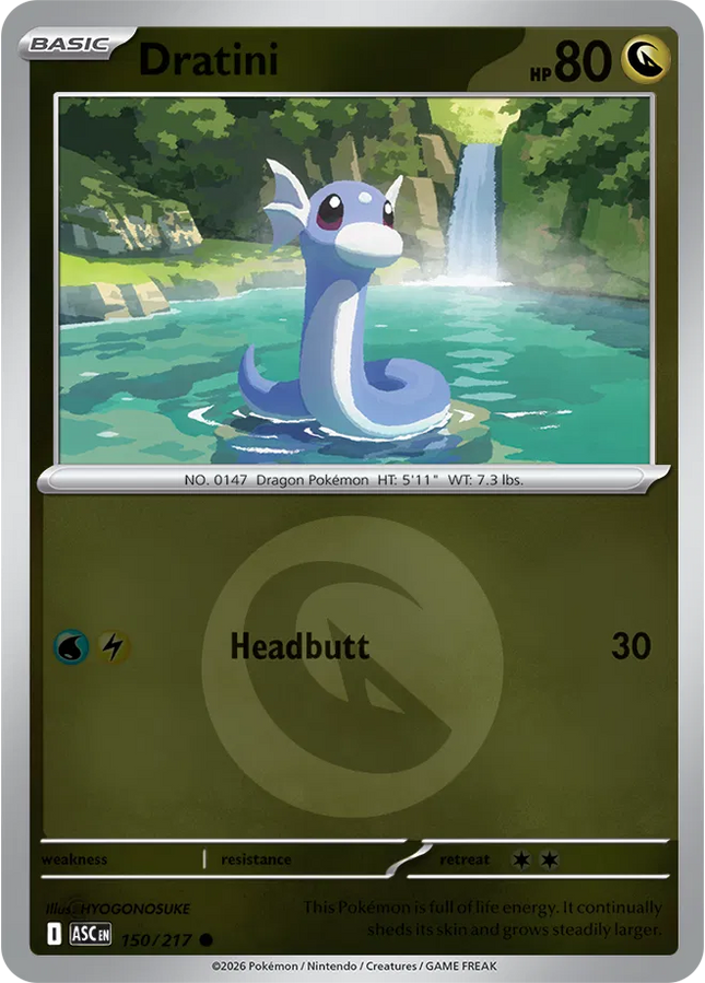 Dratini (Energy Symbol Pattern) Ascended Heroes Common 150/217