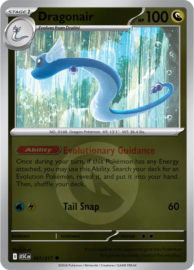 Dragonair (Energy Symbol Pattern) Ascended Heroes Uncommon 151/217