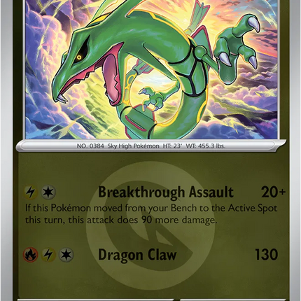 Rayquaza (Energy Symbol Pattern) Ascended Heroes Rare 153/217