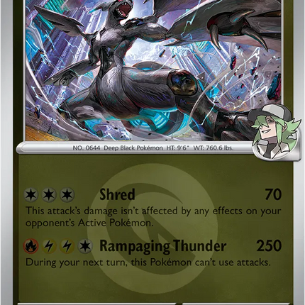 N's Zekrom (Energy Symbol Pattern) Ascended Heroes Rare 155/217