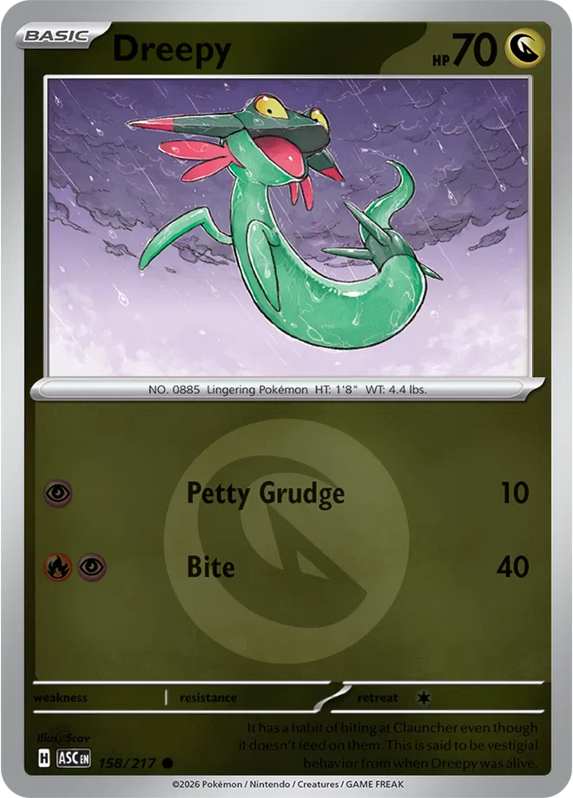 Dreepy (Energy Symbol Pattern) Ascended Heroes Common 158/217