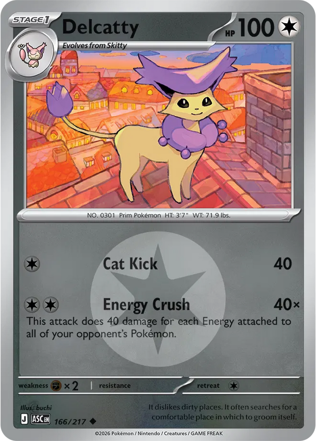 Delcatty (Energy Symbol Pattern) Ascended Heroes Uncommon 166/217