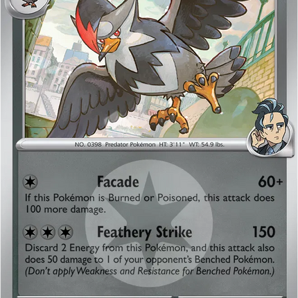 Larry's Staraptor (Energy Symbol Pattern) Ascended Heroes Rare 170/217