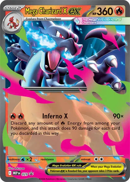 Mega Charizard X ex - 029 Mega Evolution Promos Promo 029