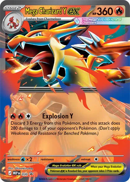 Mega Charizard Y ex - 030 Mega Evolution Promos Promo 030