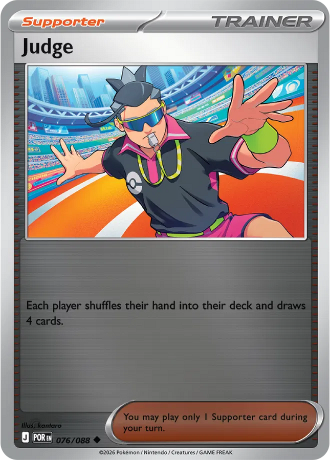 Judge Perfect Order Uncommon 076/088 Reverse Holofoil