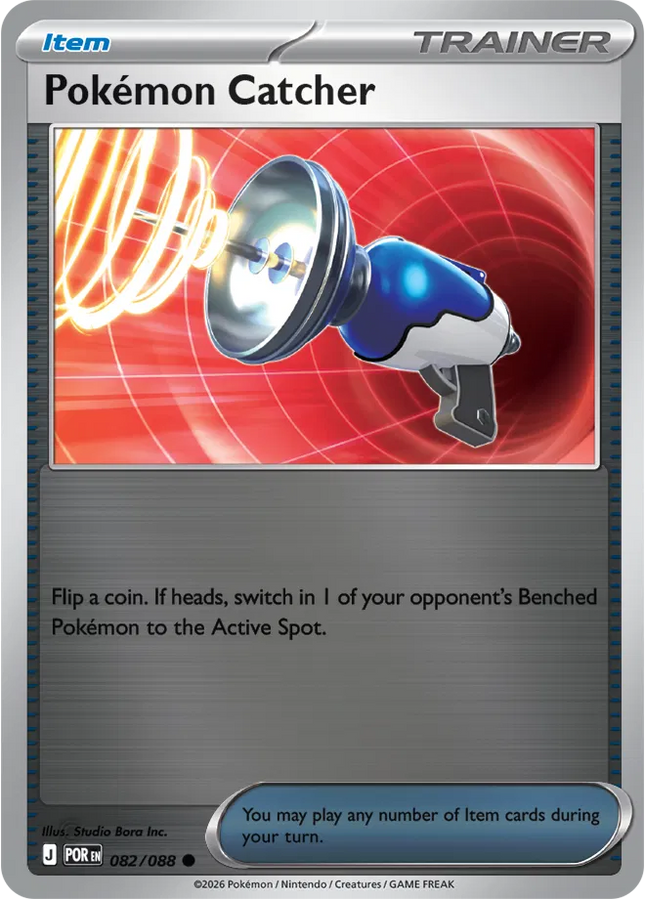 Pokemon Catcher Perfect Order Common 082/088 Reverse Holofoil