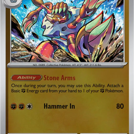 Barbaracle Perfect Order Uncommon 043/088 Reverse Holofoil