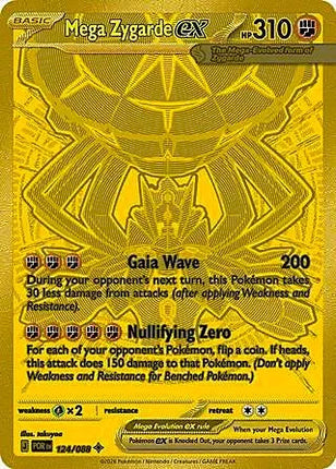 Mega Zygarde ex Perfect Order Mega Hyper Rare 124/088