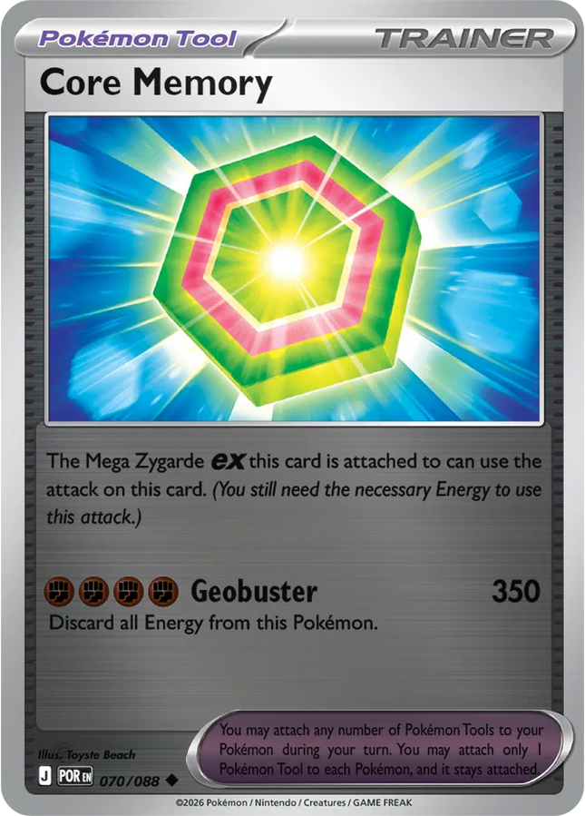 Core Memory Perfect Order Uncommon 070/088 Reverse Holofoil
