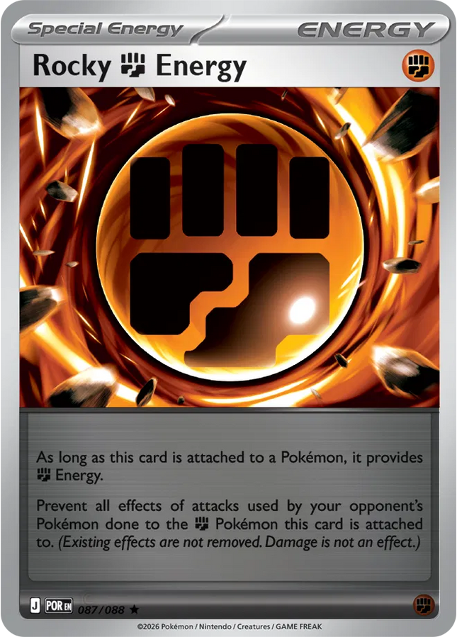 Rocky Fighting Energy Perfect Order Rare 087/088 Reverse Holofoil