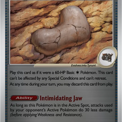 Antique Jaw Fossil Perfect Order Common 068/088 Reverse Holofoil