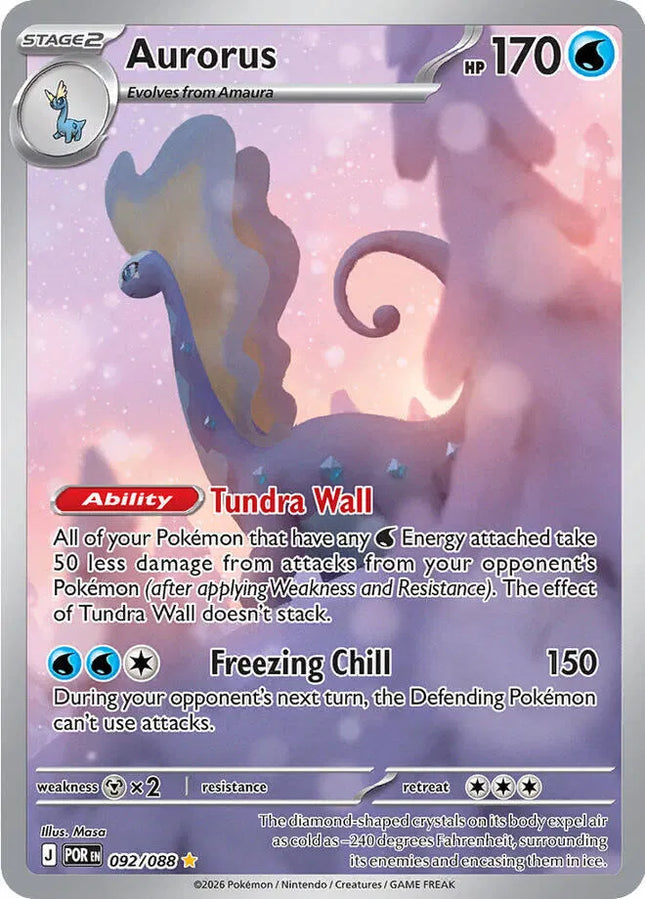 Aurorus Perfect Order Shiny Rare 092/088