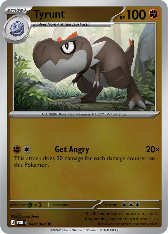 Tyrunt Perfect Order Common 044/088 Reverse Holofoil