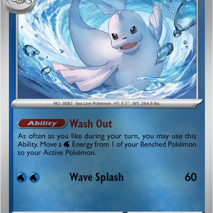 Dewgong Perfect Order Rare 019/088 Reverse Holofoil