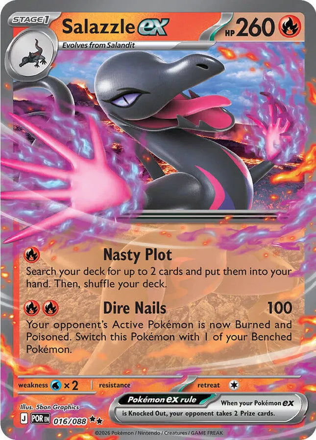 Salazzle ex Perfect Order Double Rare 016/088