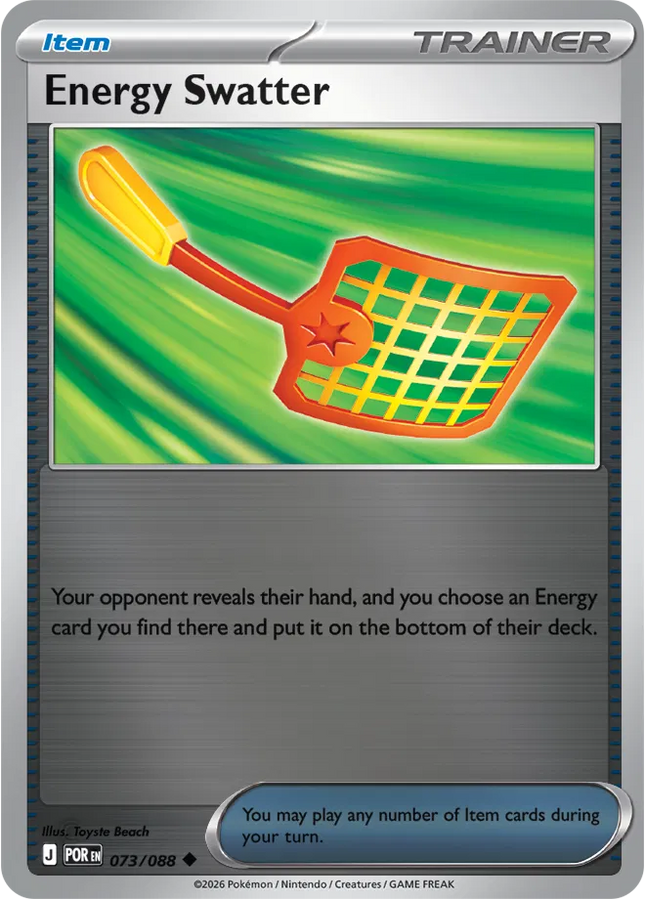 Energy Swatter Perfect Order Uncommon 073/088 Reverse Holofoil