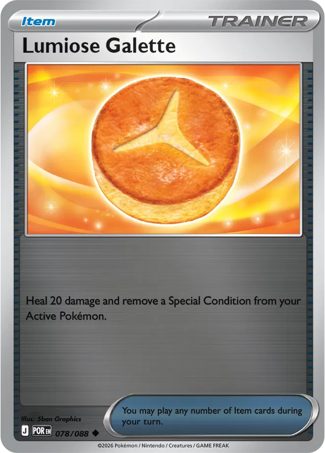 Lumiose Galette Perfect Order Uncommon 078/088 Reverse Holofoil
