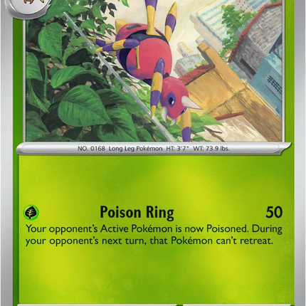 Ariados Perfect Order Common 002/088 Reverse Holofoil
