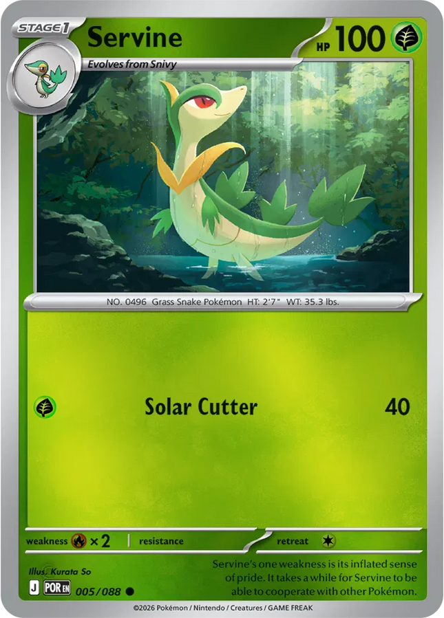 Servine Perfect Order Common 005/088 Reverse Holofoil