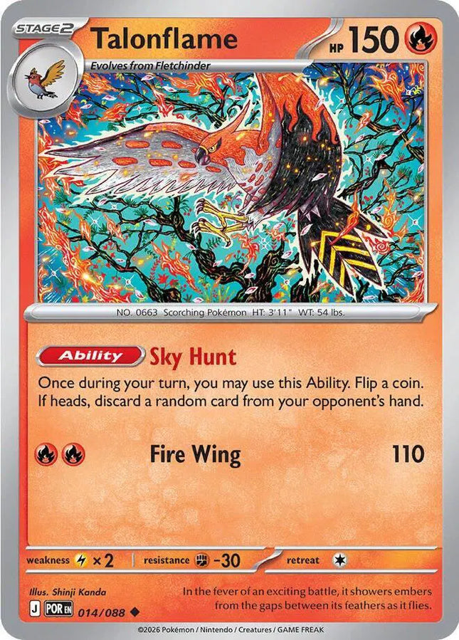 Talonflame Perfect Order Uncommon 014/088