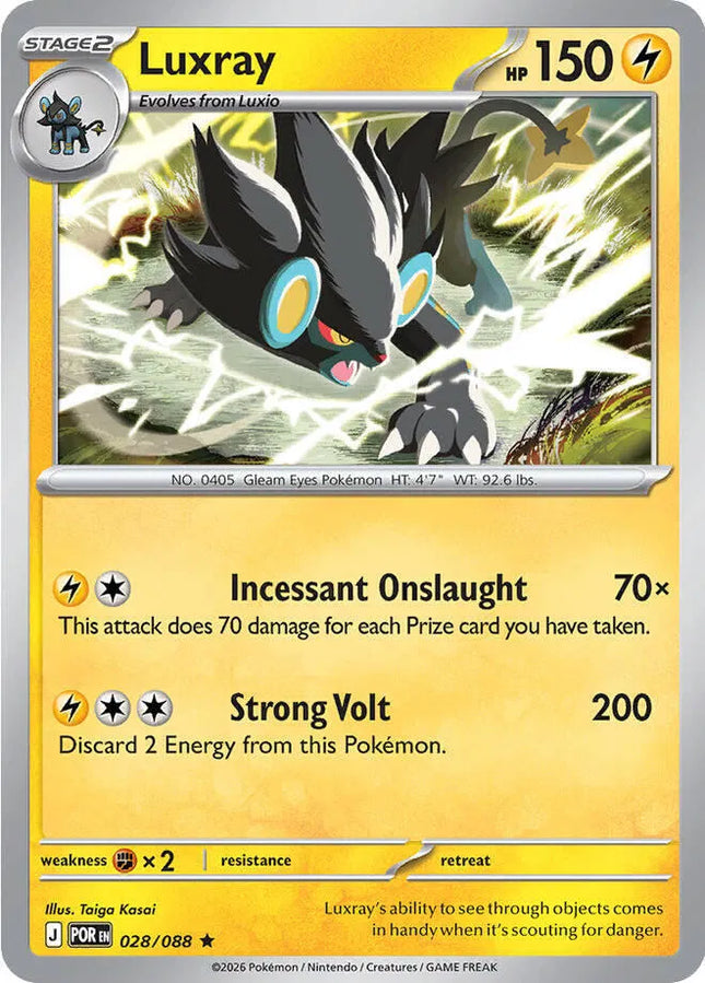 Luxray Perfect Order Rare 028/088 Holofoil