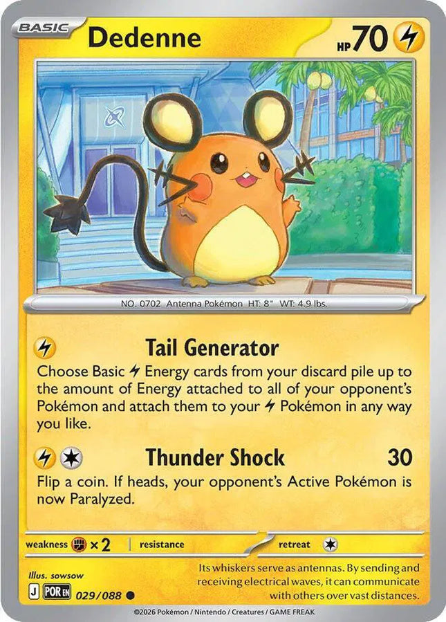 Dedenne Perfect Order Common 029/088