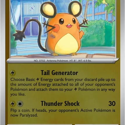 Dedenne Perfect Order Common 029/088 Reverse Holofoil
