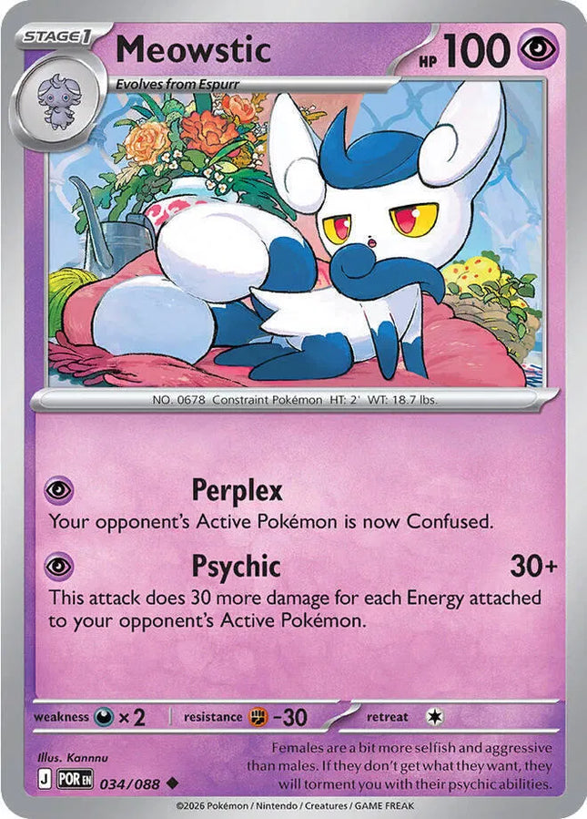 Meowstic Perfect Order Uncommon 034/088
