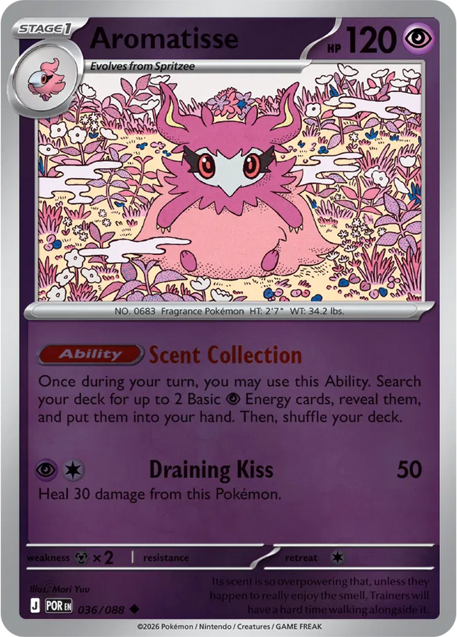 Aromatisse Perfect Order Uncommon 036/088 Reverse Holofoil