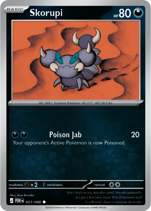 Skorupi Perfect Order Common 051/088 Reverse Holofoil