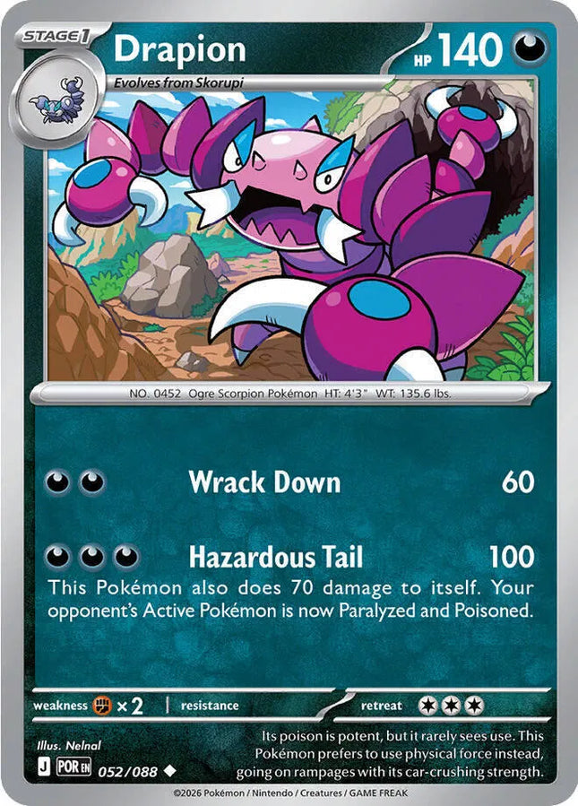 Drapion Perfect Order Uncommon 052/088