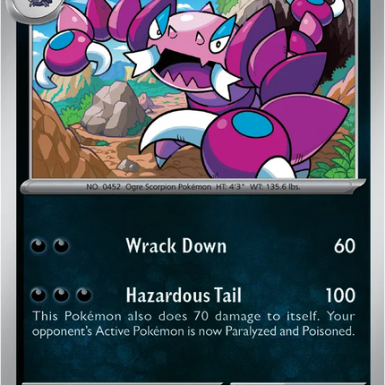 Drapion Perfect Order Uncommon 052/088 Reverse Holofoil
