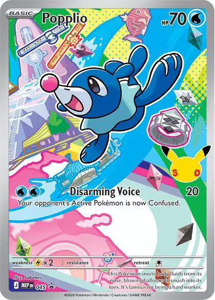 Popplio Mega Evolution Promos Promo 045