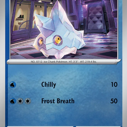 Bergmite Chaos Rising Common 023/086 Reverse Holofoil