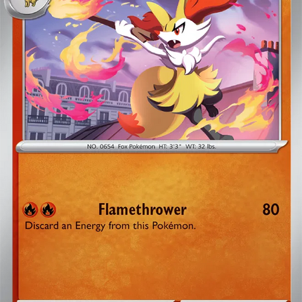 Braixen Chaos Rising Common 012/086 Reverse Holofoil