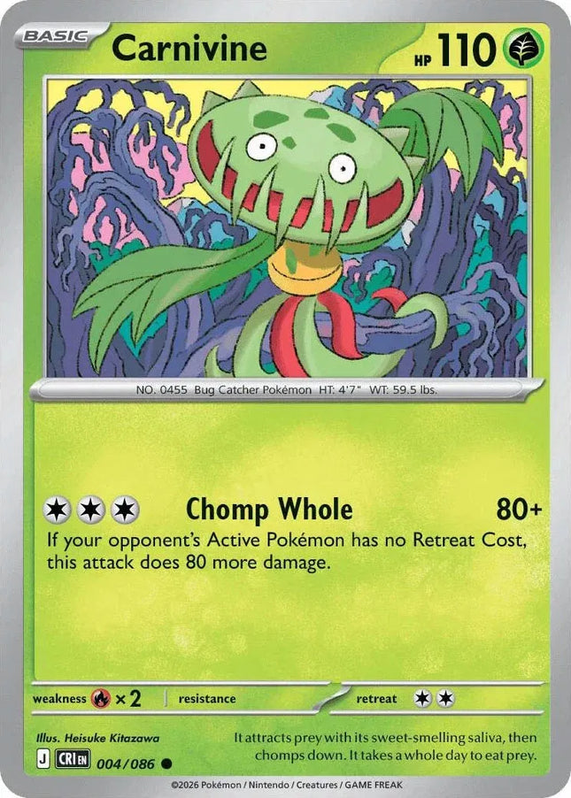 Carnivine Chaos Rising Common 004/086