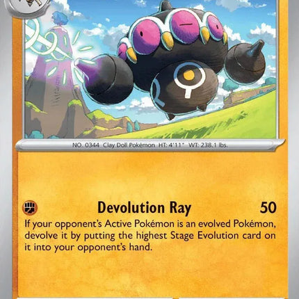 Claydol Chaos Rising Uncommon 047/086