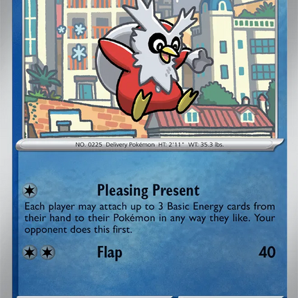 Delibird Chaos Rising Uncommon 018/086 Reverse Holofoil
