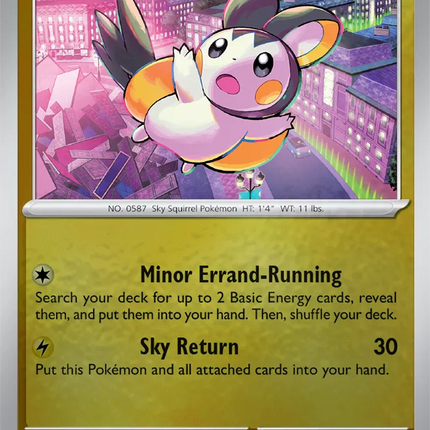 Emolga Chaos Rising Common 030/086 Reverse Holofoil