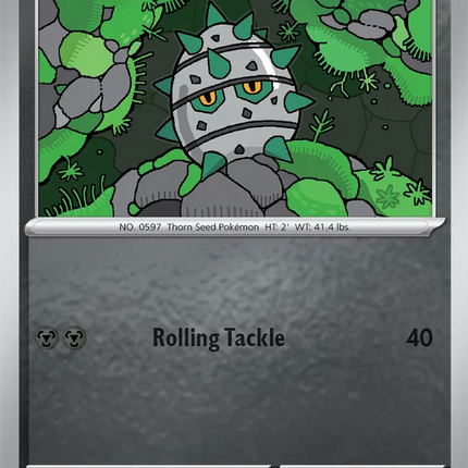 Ferroseed Chaos Rising Common 062/086 Reverse Holofoil