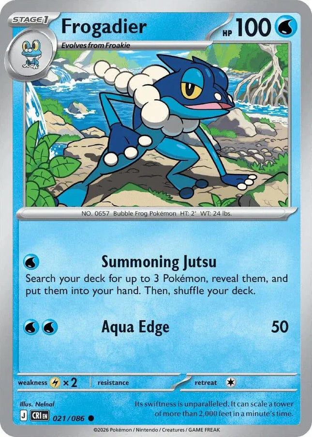 Frogadier Chaos Rising Common 021/086