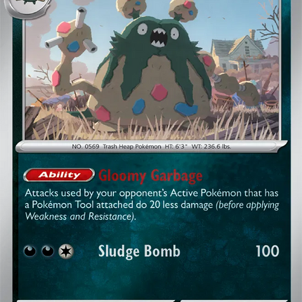 Garbodor Chaos Rising Uncommon 057/086 Reverse Holofoil