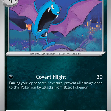 Golbat Chaos Rising Common 050/086 Reverse Holofoil