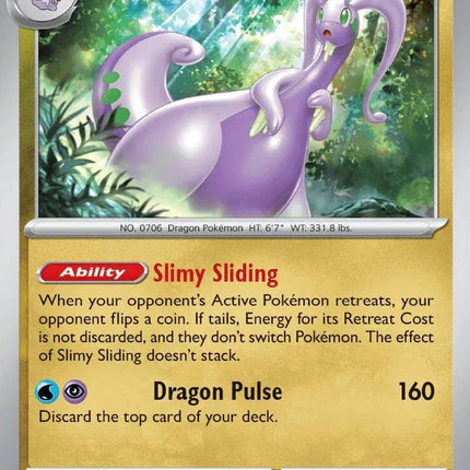 Goodra Chaos Rising Rare 068/086 Reverse Holofoil